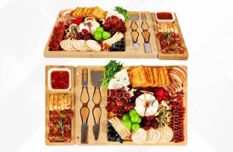 Elevate Your Hosting Game with the Easoger Bamboo Charcuterie Board Set
