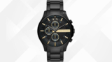 A|X Armani Exchange Men’s Chronograph Black Stainless Steel Watch (Model: AX2164)